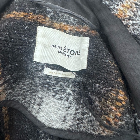 Isabel Marant Etoile Plaid Coat with Belt - Picture 10 of 10